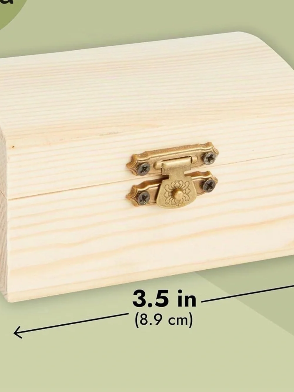 Natural Pine Jewelry Box Set - Unbranded, Cream Wood Finish